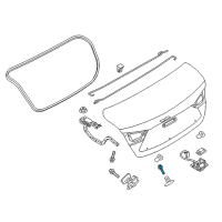 OEM Scion iA Lock Bolt Diagram - 90118-WB645