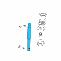 OEM Chevrolet Captiva Sport Shock Diagram - 22957955