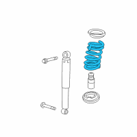 OEM 2010 Saturn Vue Differential Assembly Bushing Diagram - 96843024