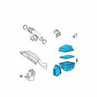 OEM Nissan Air Cleaner Diagram - 16500-8J010