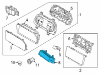 OEM 2022 Hyundai Tucson CONTROL ASSY-HEATER Diagram - 97250-N9310-RET