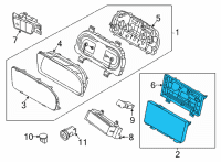 OEM Hyundai Tucson CLUSTER ASSY-INSTRUMENT Diagram - 94013-P0000