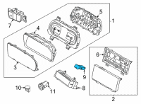 OEM Hyundai SWITCH ASSY-HAZARD WARNING LIG Diagram - 93790-N9000-UAY