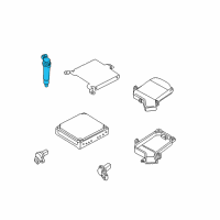 OEM 2004 Nissan Sentra Ignition Coil Assembly Diagram - 22448-6N015