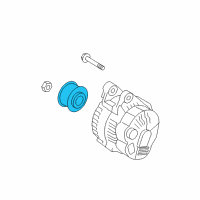 OEM Hyundai Pulley-Generator Diagram - 37321-3C250