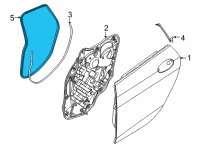 OEM 2020 BMW M235i xDrive Gran Coupe EDGE PROTECTION, DOOR, REAR Diagram - 51-72-7-483-101