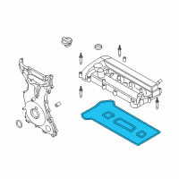 OEM Ford SSV Plug-In Hybrid Valve Cover Gasket Diagram - CV6Z-6584-A