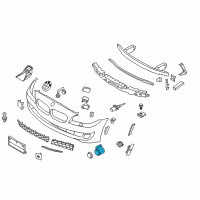 OEM BMW M6 Gran Coupe Ultrasonic Sensor Silverstone Diagram - 66-20-9-233-048