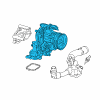 OEM 2022 Jeep Wrangler Pump-Water Diagram - 5048283AF