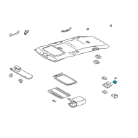 OEM Lexus ES300 Relay & Switch Assy, Sliding Roof Diagram - 85920-0W010-A0