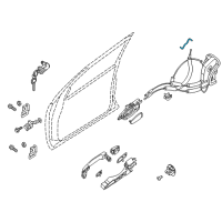 OEM Nissan NV2500 Rod-Key Lock, LH Diagram - 80515-1PA0A