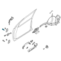 OEM 2012 Nissan Rogue Bolt Hex Diagram - 08126-8201H