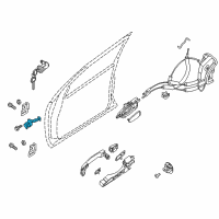 OEM 2019 Nissan NV2500 Link Door STOPPER Diagram - 80430-1PA0A