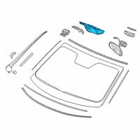 OEM 2020 Honda Ridgeline Cover Assy. Diagram - 76415-TG7-A01