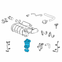 OEM 2015 Honda Civic Valve Set, EGR Diagram - 18011-R1A-A00