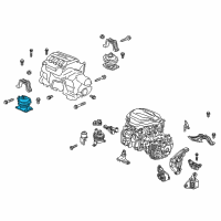 OEM 2021 Honda Odyssey Rubber Assembly, Front Engine Mounting (Acm) Diagram - 50830-THR-A02