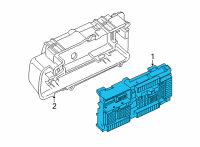 OEM 2022 BMW 840i Gran Coupe POWER DISTRIBUTION BOX, REAR Diagram - 61-14-8-713-128