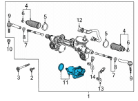 OEM 2022 GMC Yukon Motor Diagram - 85113641