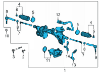 OEM 2021 Chevrolet Tahoe Gear Assembly Diagram - 85113639