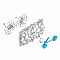 OEM 2014 Infiniti Q50 Motor Assy-Fan Diagram - 21487-4GA0B