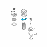 OEM 2015 Hyundai Sonata Front Spring Pad, Lower Diagram - 54633-C2000