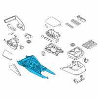 OEM 2020 BMW i8 MOUNT, CENTER CONSOLE Diagram - 51-16-6-993-850