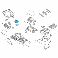 OEM 2017 BMW i8 Cover, Drink Holder Diagram - 51-16-9-284-721