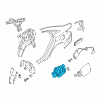 OEM 2011 Hyundai Sonata Housing-Fuel Filler Door Diagram - 81595-3S000