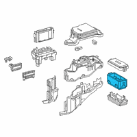 OEM 2020 Lexus RX450h Block, Engine Room Relay Diagram - 82742-48030