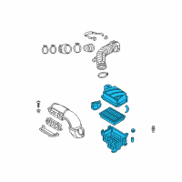 OEM 2017 Hyundai Elantra Cleaner Assembly-Air Diagram - 28110-F2850