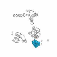 OEM 2022 Kia Forte Body-Air Cleaner Diagram - 28112F2850