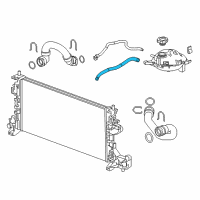 OEM 2019 Chevrolet Cruze Hose Diagram - 13377130