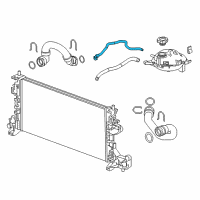 OEM 2018 Chevrolet Cruze Hose Diagram - 39057871