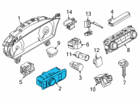 OEM Ford Maverick SWITCH ASY - HEADLAMPS Diagram - ML3Z-11654-AA