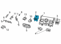 OEM 2021 Jeep Grand Cherokee L TRANSFER CASE Diagram - 68348613AF