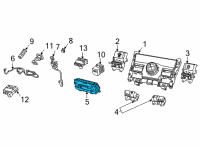 OEM 2021 Jeep Grand Cherokee L A/C AND HEATER Diagram - 68376534AC