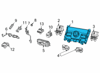 OEM 2021 Jeep Grand Cherokee L TRANSMISSION Diagram - 68423716AJ