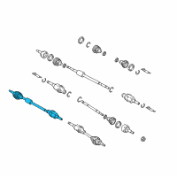 OEM 2019 Ford EcoSport Axle Assembly Diagram - GN1Z-3B436-AC