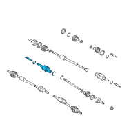 OEM Ford EcoSport Inner Joint Diagram - GN1Z-3B436-AX