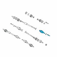 OEM 2019 Ford EcoSport Inner Joint Diagram - GN1Z-3B436-AV