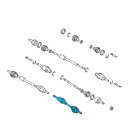 OEM Ford EcoSport Axle Assembly Diagram - GN1Z-3B437-G