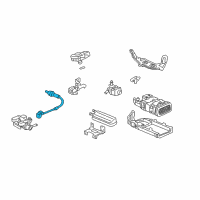 OEM Honda Sensor, Rear Oxygen Diagram - 36532-PZD-A01