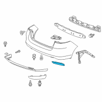 OEM 2013 Honda Insight Reflector Assy., R. RR. Diagram - 33505-SZT-003