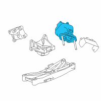 OEM 2010 Chrysler 300 Support-Engine Mount Diagram - 4578046AF