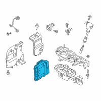 OEM 2017 Ford Fiesta ECM Diagram - D2BZ-12A650-BC