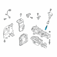 OEM 2019 Ford Fiesta Spark Plug Diagram - CYFS-13Y-RC