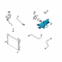 OEM Hyundai Santa Fe Sport Case-Thermostat Diagram - 25620-2G540