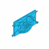 OEM 2013 Ford Focus Fan Assembly Diagram - CV6Z-8C607-R