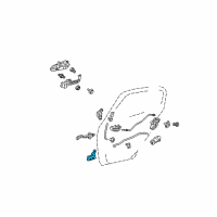 OEM Scion xB Lower Hinge Diagram - 68780-52020