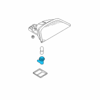 OEM 2002 BMW 540i Bulb Socket Diagram - 63-25-8-375-599